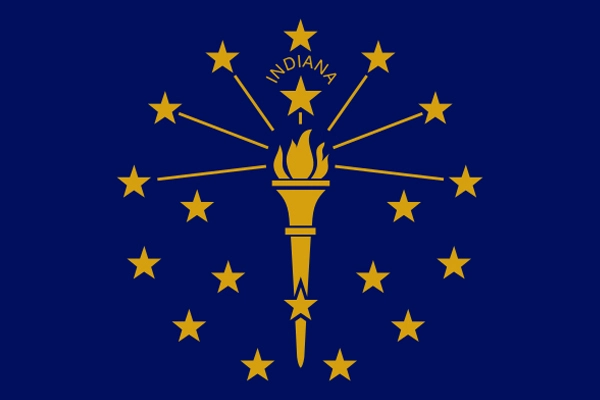 Flag of Indiana